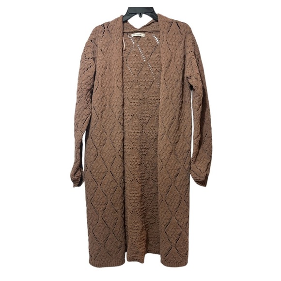 Moon & Madison Brown Cardigan Sweater - Picture 1 of 5
